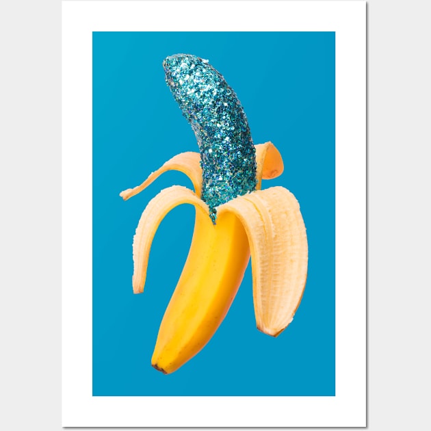 Glitter banana Wall Art by byb